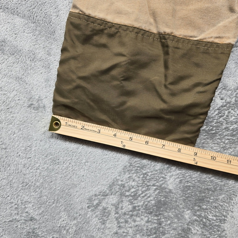 Vintage Carhartt Hunting Pants Mens 42x32 Tan Canvas Brush Guard Made in USA - Picture 14 of 14